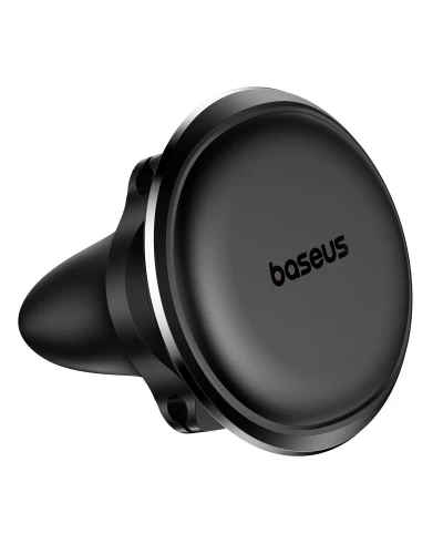 Держатель для мобильного Baseus Magnetic Air Vent Car Mount Holder with cable clip Black (SUGX020001)