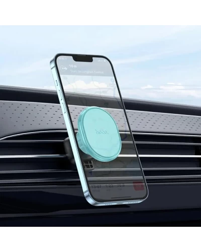 Держатель для мобильного HOCO H1 Crystal magnetic car holder(air outlet) Ice Mist (6931474790187)