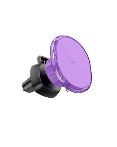Держатель для мобильного HOCO H1 Crystal magnetic car holder(air outlet) Romantic Purple (6931474790194)