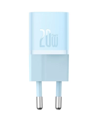 Сетевое зарядное устройство для Baseus GaN5 Fast Charger(mini) 1C 20W EU Blue (CCGN050103)