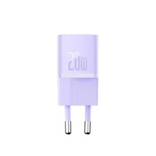 Мережевий зарядний пристрій Baseus GaN5 Fast Charger(mini) 1C 20W EU Purple (CCGN050105)