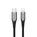 Кабель Vention USB 2.0 C to Lightning Cable 1M Gray Aluminum Alloy Type (TACHF) (TACHF)