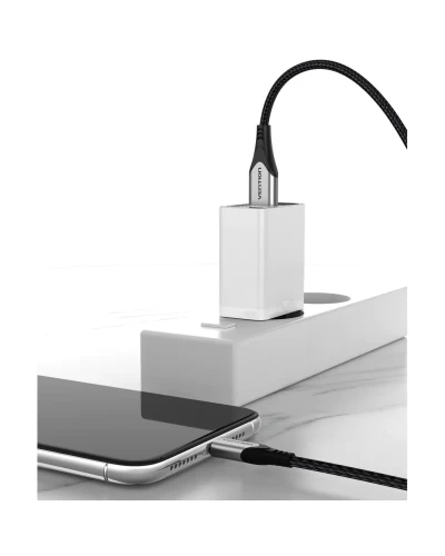 Зарядное устройство Vention 1-port USB Wall Charger(12W) EU-Plug White (FAAW0-EU) (FAAW0-EU)