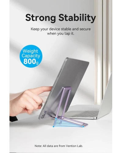 Держатель для телефона Vention Portable Cell Phone Stand Holder Desk Aluminum Alloy Type Gray (KCZH0) (KCZH0)