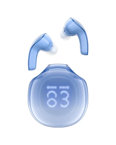 Наушники ACEFAST T9 Crystal (Air) color bluetooth earbuds Glacier Blue (6974316282525)