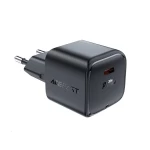 Сетевое зарядное устройство для ACEFAST A77 mini PD30W GaN USB-C charger Black (6974316282662)