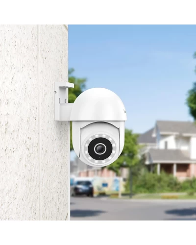 IP-камера відеоспостереження HOCO D2 outdoor PTZ HD camera White (6942007611688 )