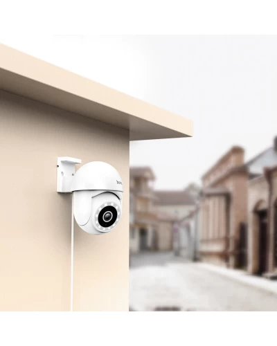 IP-камера відеоспостереження HOCO D2 outdoor PTZ HD camera White (6942007611688 )