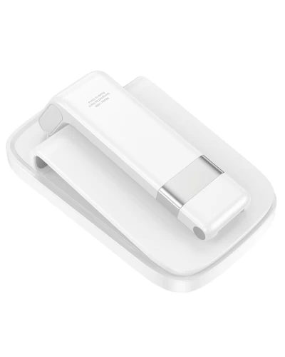 Держатель для мобильного HOCO HD8 Blackfish folding desktop stand White (6942007610810)