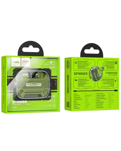 Наушники HOCO EW55 Trendy true wireless BT gaming headset Army Green (6942007605236 )