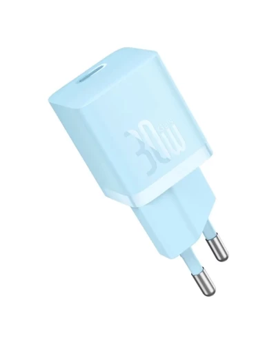 Сетевое зарядное устройство для Baseus GaN5 Fast Charger(mini) 1C 30W EU Blue (CCGN070603)