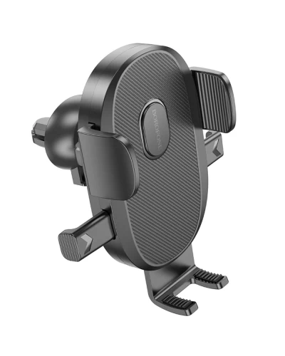Тримач для мобільного BOROFONE BH92 Grand one-button car holder(air outlet) Black (6941991103681)
