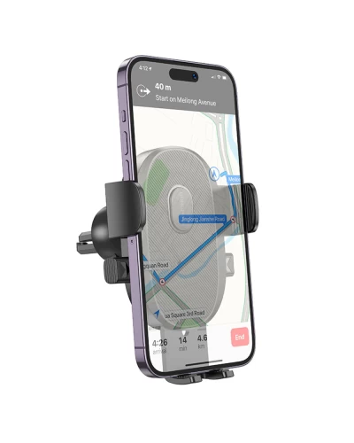 Тримач для мобільного BOROFONE BH92 Grand one-button car holder(air outlet) Black (6941991103681)