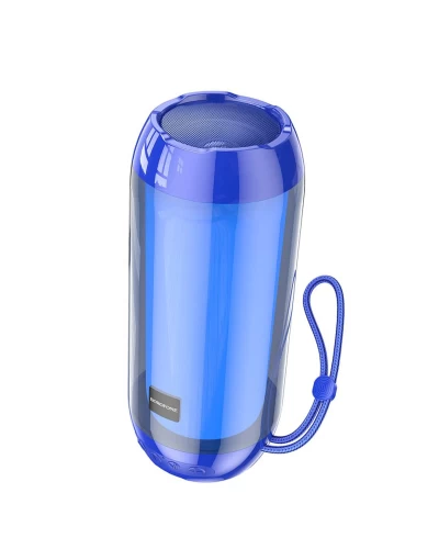 Портативная колонка BOROFONE BR25 Crazy sound colorful luminous BT speaker Blue (6974443386530)