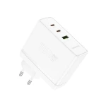 Сетевое зарядное устройство для BOROFONE BN11 Imperial PD100W three-port(2C1A) charger White (6941991103773)