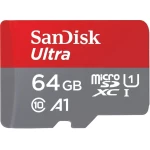 microSDXC (UHS-1) SanDisk Ultra 64Gb class 10 A1 (140Mb/s) (adapter SD)