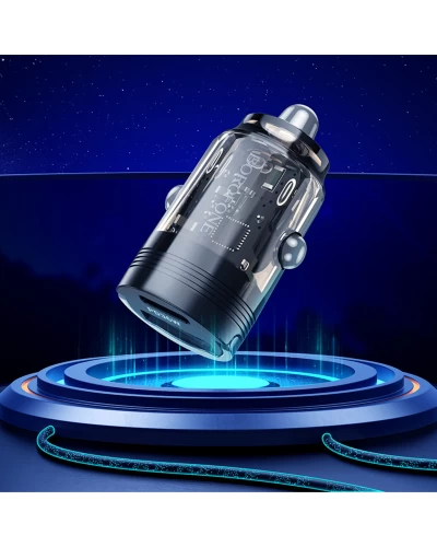 Автомобильное зарядное устройство BOROFONE BZ29A Talented PD36W+QC3.0 автомобильный зарядник (C to iP) Black (6941991108792)