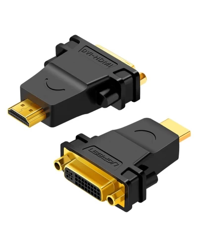 Адаптер UGREEN HDMI DVI (24+5) Adapter (Black)(UGR-20123) (UGR-20123)