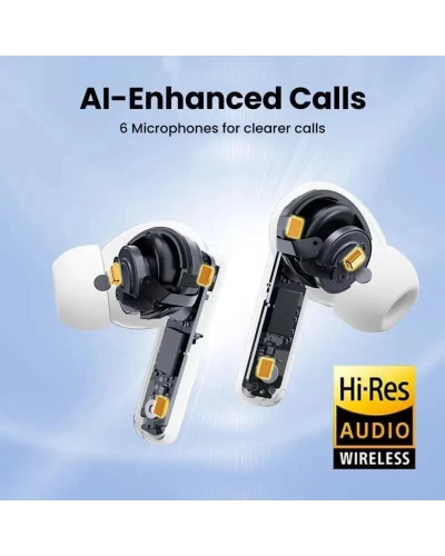 Беспроводные наушники UGREEN WS200 HiTune T6 Hybrid Active Noise-Cancelling Earbuds(UGR-15158) (UGR-15158)