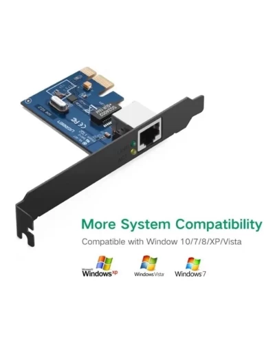 Сетевая карта UGREEN US230 Gigabit 10/100/1000Mbps PCI Express Network Adapter (UGR-30771) (UGR-30771)