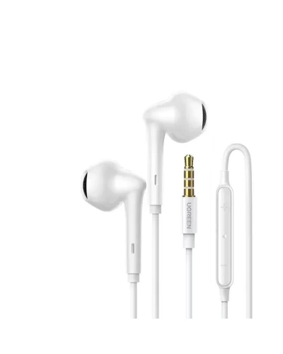 Наушники UGREEN EP101 Wired Earphones with 3.5mm Plug (White) (UGR-60692)