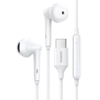 Наушники UGREEN EP101 Wired Earphones with Type-C Connector (White)(UGR-60700) (UGR-60700)