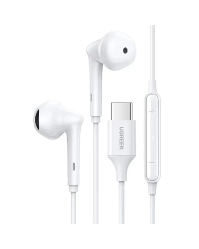 Наушники UGREEN EP101 Wired Earphones with Type-C Connector (White)(UGR-60700) (UGR-60700)