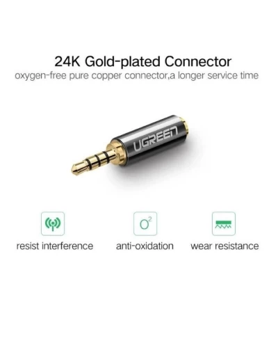 Переходник UGREEN 3.5mm Male to 2.5mm Female Adapter(UGR-20502) (UGR-20502)
