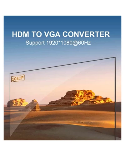 Переходник UGREEN CM611 HDMI to VGA Adapter(UGR-90813) (UGR-90813)