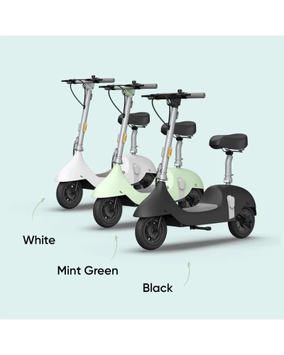 Электросамокат с сидением OKAI Ceetle PRO EA10C Mint Green 10', 350(900)W, 25Km/h, 10,4Ah, 55Km, 20%, NFC, App, 29kg (EA10C-MG)