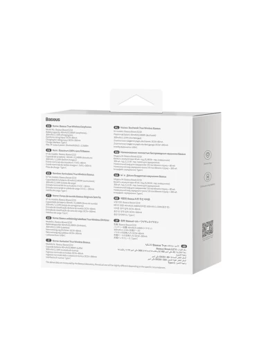 Навушники Baseus Bowie EZ10 True Wireless Earphones White (A00054300226-Z1)