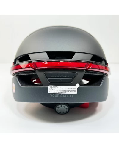 Защитный шлем Livall BH51M NSO (L) Black (57-61см), акустика JBL, микрофон, сигналы поворотов и стопов, приложение, пульт BR80, застежка, Bluetooth (LIV-JB51MN-5312)