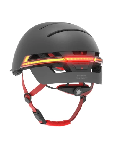 Защитный шлем Livall BH51M NSO (L) Black (57-61см), акустика JBL, микрофон, сигналы поворотов и стопов, приложение, пульт BR80, застежка, Bluetooth (LIV-JB51MN-5312)