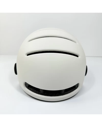 Захисний шолом Livall L23 (L) Ivory White (58-62см), сигнал поворотів та стопів, додаток, зйомний візор (пульт BR80 в комплекті не іде) (LIV-000L23-4310)