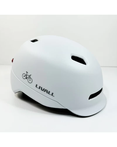 Защитный шлем Livall C20(M) White (54-58см), сигнал стопов (LIV-000C20-4242)