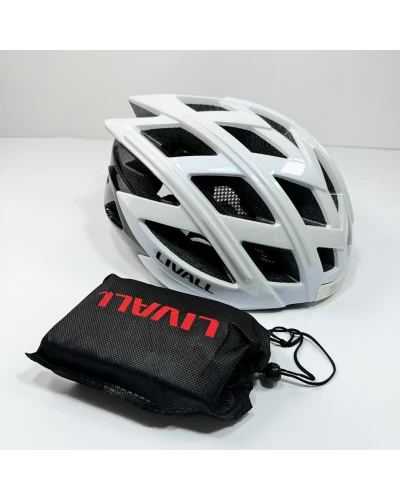 Захисний шолом Livall BH60SE NEO (L) White (55-61см), акустика, мікрофон, сигнали поворотів та стопів, додаток, пульт BR80, Bluetooth (ZHLIV-T60SEN-4013)