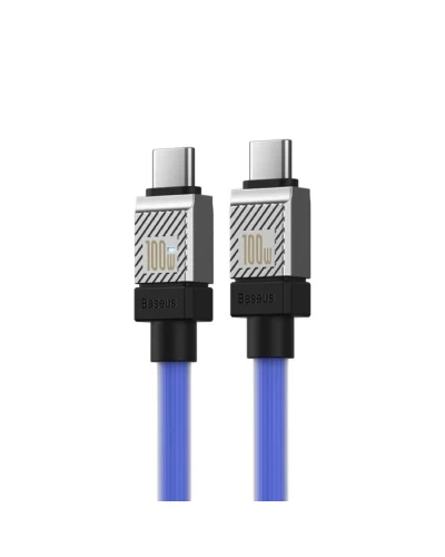 Кабель Baseus CoolPlay Series Fast Charging Cable Type-C to Type-C 100W 1m Blue (CAKW000203)