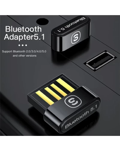 Bluetooth-адаптер  ESSAGER Mini BT5.0 Adapter Black (EBT50-MN01)