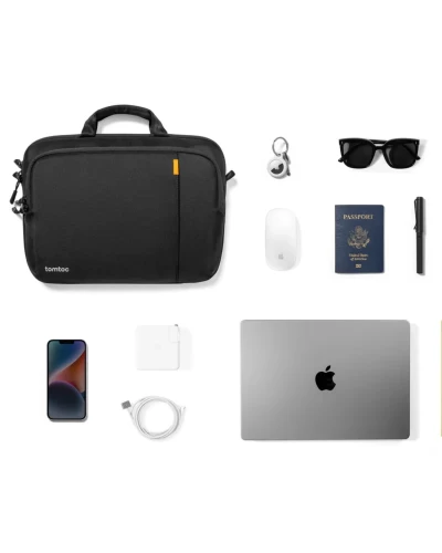 Сумка Tomtoc Defender-A30 Laptop Shoulder Bag Black 15-16 Inch (A30F2D1) (A30F2D1)