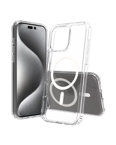 Чехол Cosmic Acrylic MagSafe HQ для iPhone 16 Transparent (Acrili16Clear)