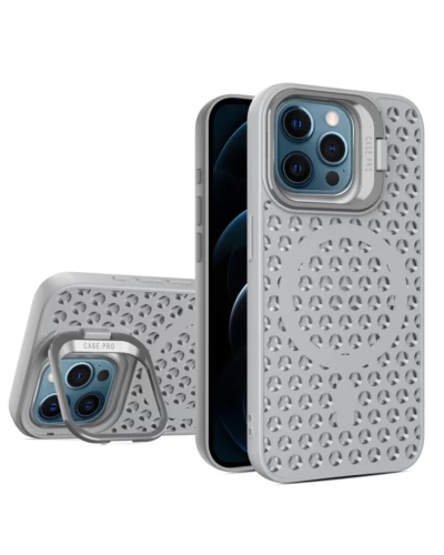Чехол для смартфона Cosmic Grater Stand для iPhone 12 Pro Max Grey (GRASTiP12PMGrey)