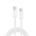 Кабель WUW-X200 Type-C to Type-C PD 60W white (WUW-X200TT)
