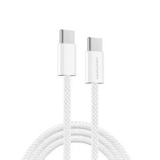 Кабель WUW-X200 Type-C to Type-C PD 60W white (WUW-X200TT)