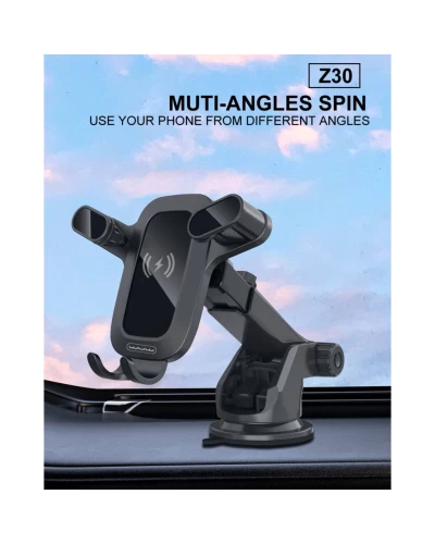 Автодержатель для телефона WUW-Z30 black (6972573336265)