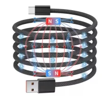 Кабель NN SN1 Magnetic Usb Type-C 1m 100W black (NNSN1)