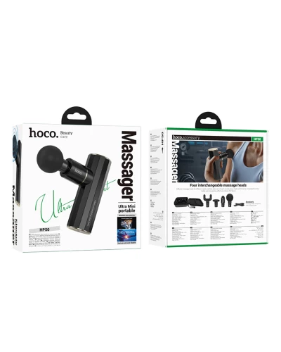 Массажер HOCO HP50 electric mini silent massager Black (6942007623872)