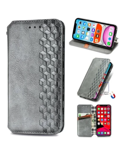 Чохол-книжка для смартфона Rubic Leather for Samsung Galaxy A05 Grey (RUBICSAA05Grey)