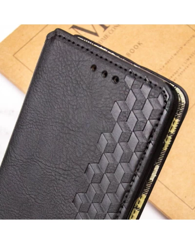 Чехол-книга для смартфона Rubic Leather для Samsung Galaxy A15 Black (RUBICSAA15Black)