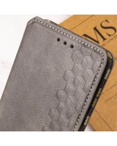 Чехол-книга для смартфона Rubic Leather для Samsung Galaxy M15/F15 5G Grey (RUBICSAM15/F155GGrey)