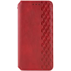 Чехол-книга для смартфона Rubic Leather for Xiaomi Redmi Note 13 4G Red (RUBICXiNo13Red)
